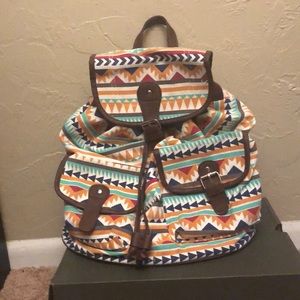Patterned backpack